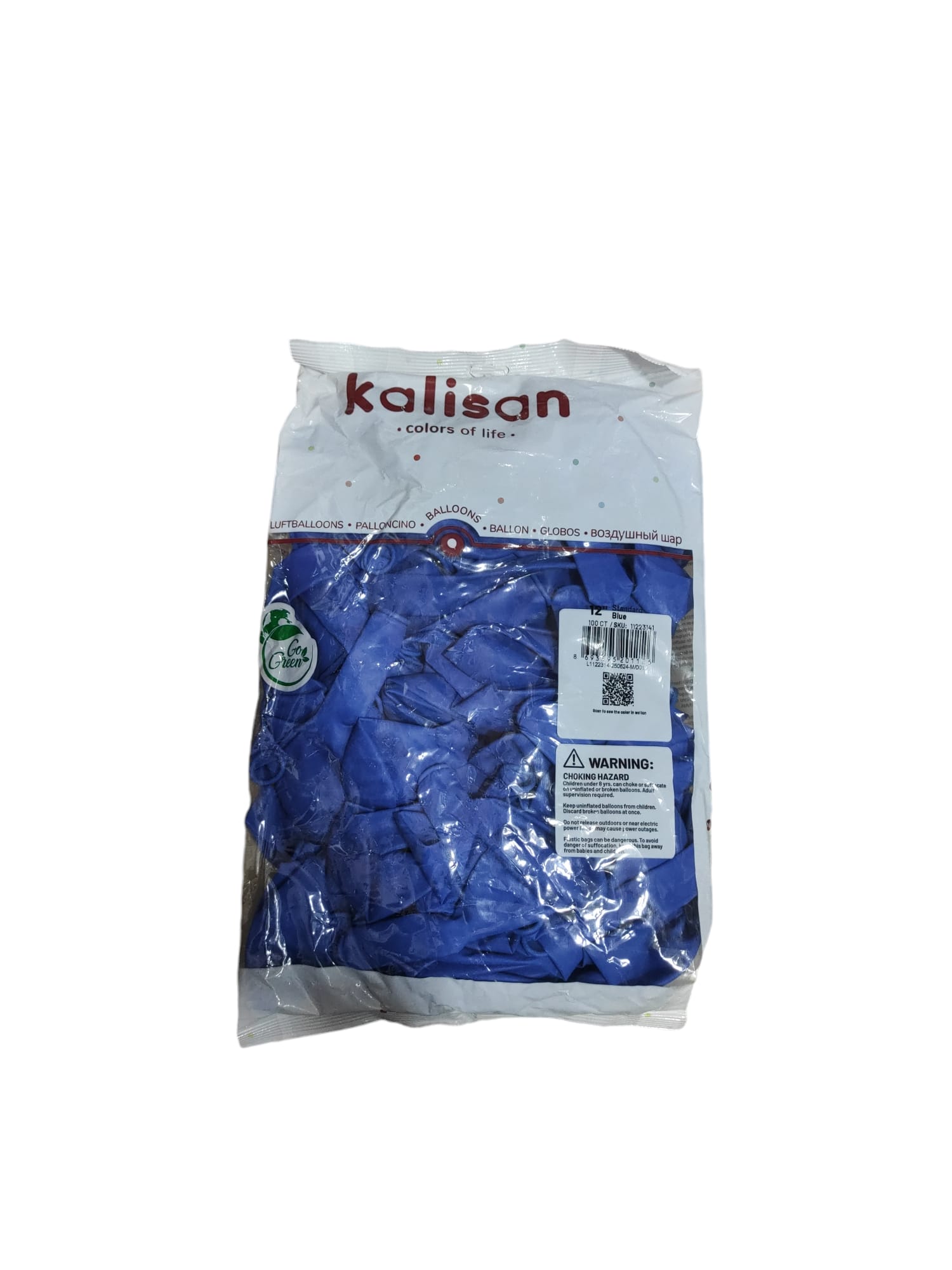 Toptan Kalisan Pastel Koyu Mavi  Balon 12 100lü 